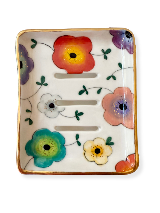Large Flower Soap Dish