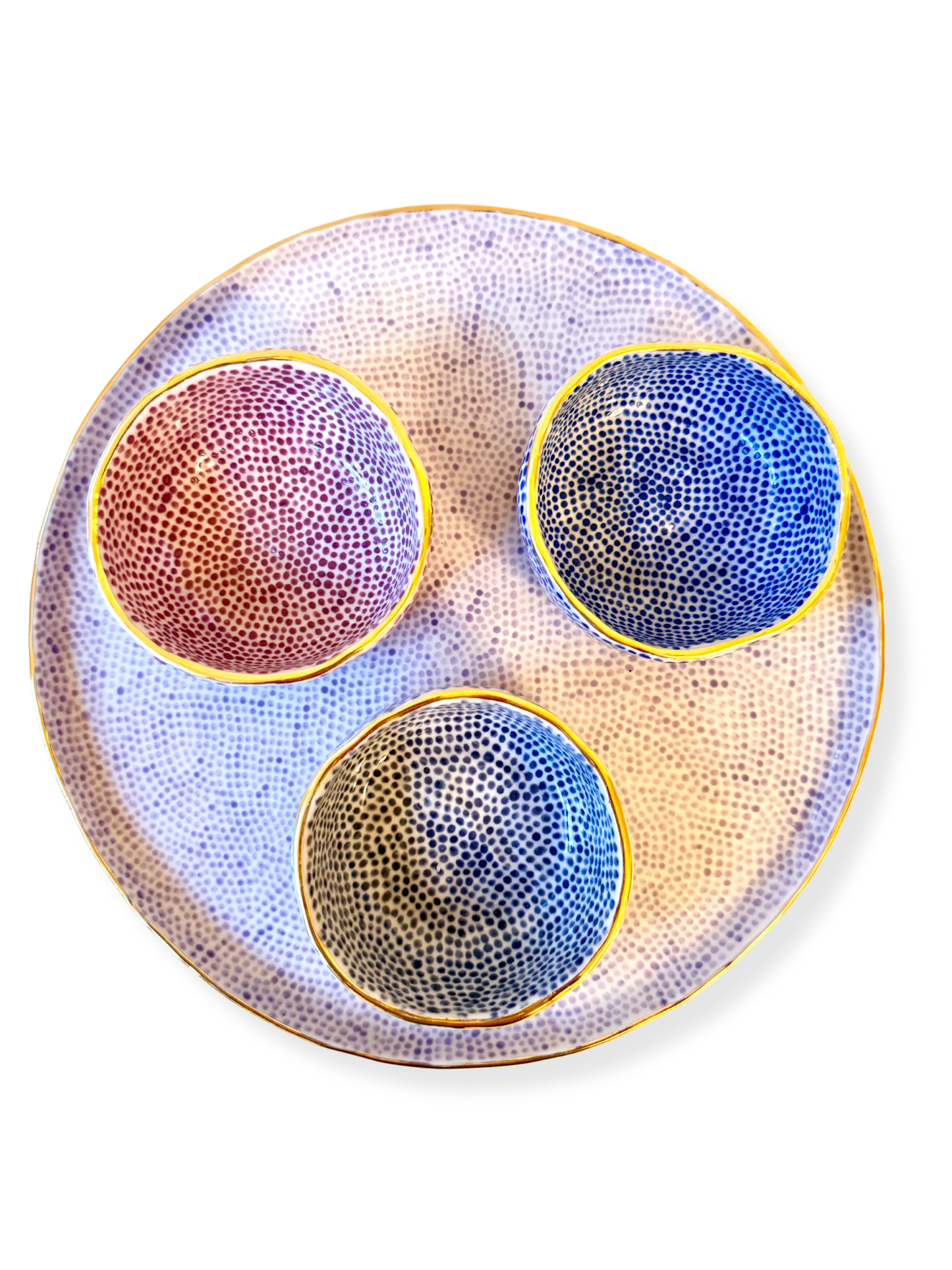 Purple Dot Trinket Bowl