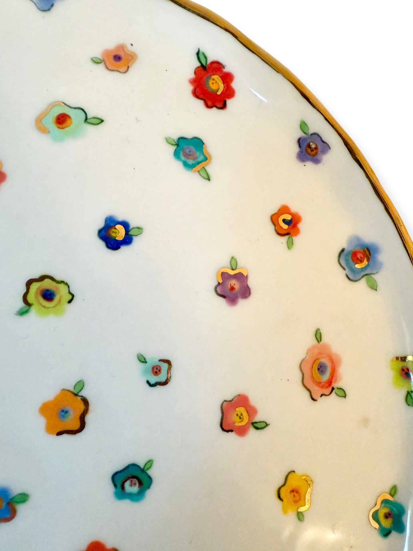 Small Flower Medium Plate