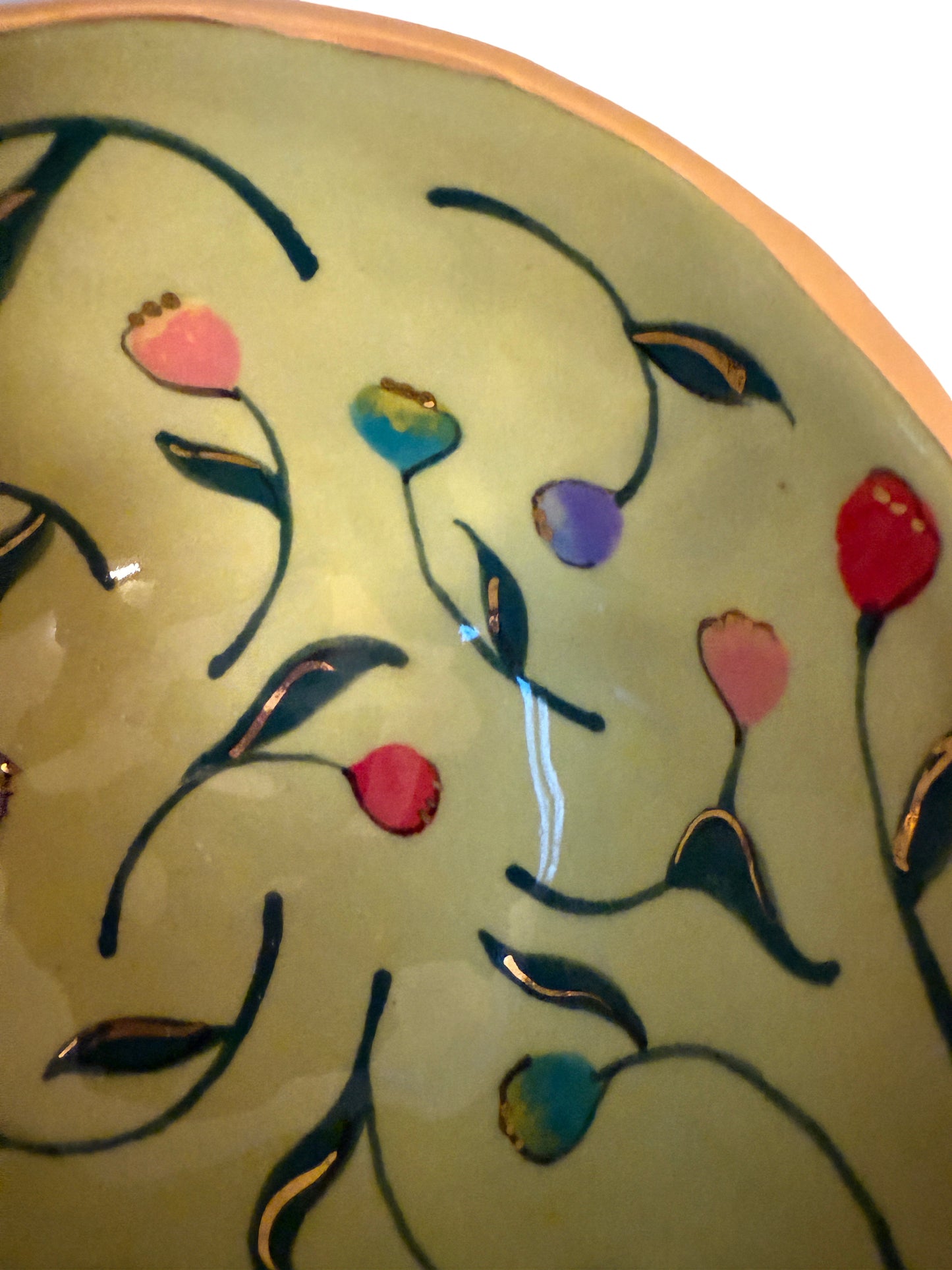 Chartreuse Tulip Medium Bowl