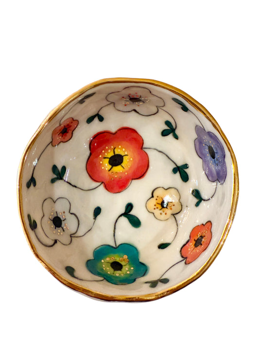 Large Flower Trinket Dish