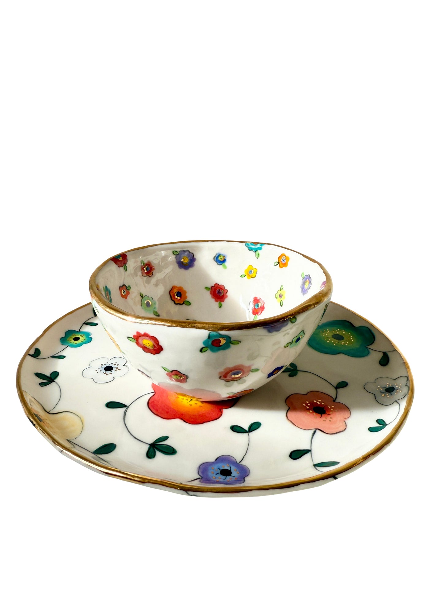 Small Flower Medium Bowl