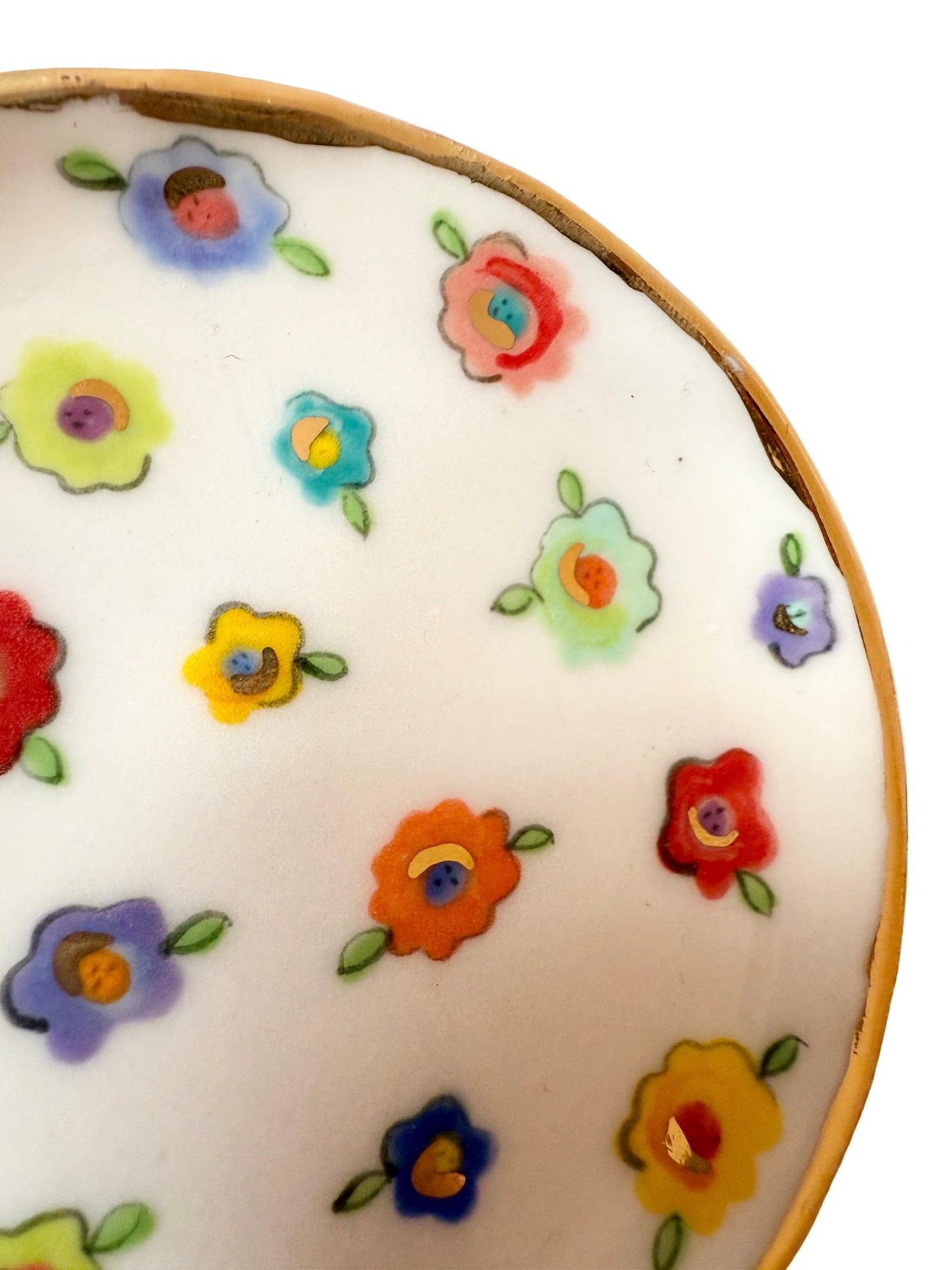 Small Flower Trinket Plate