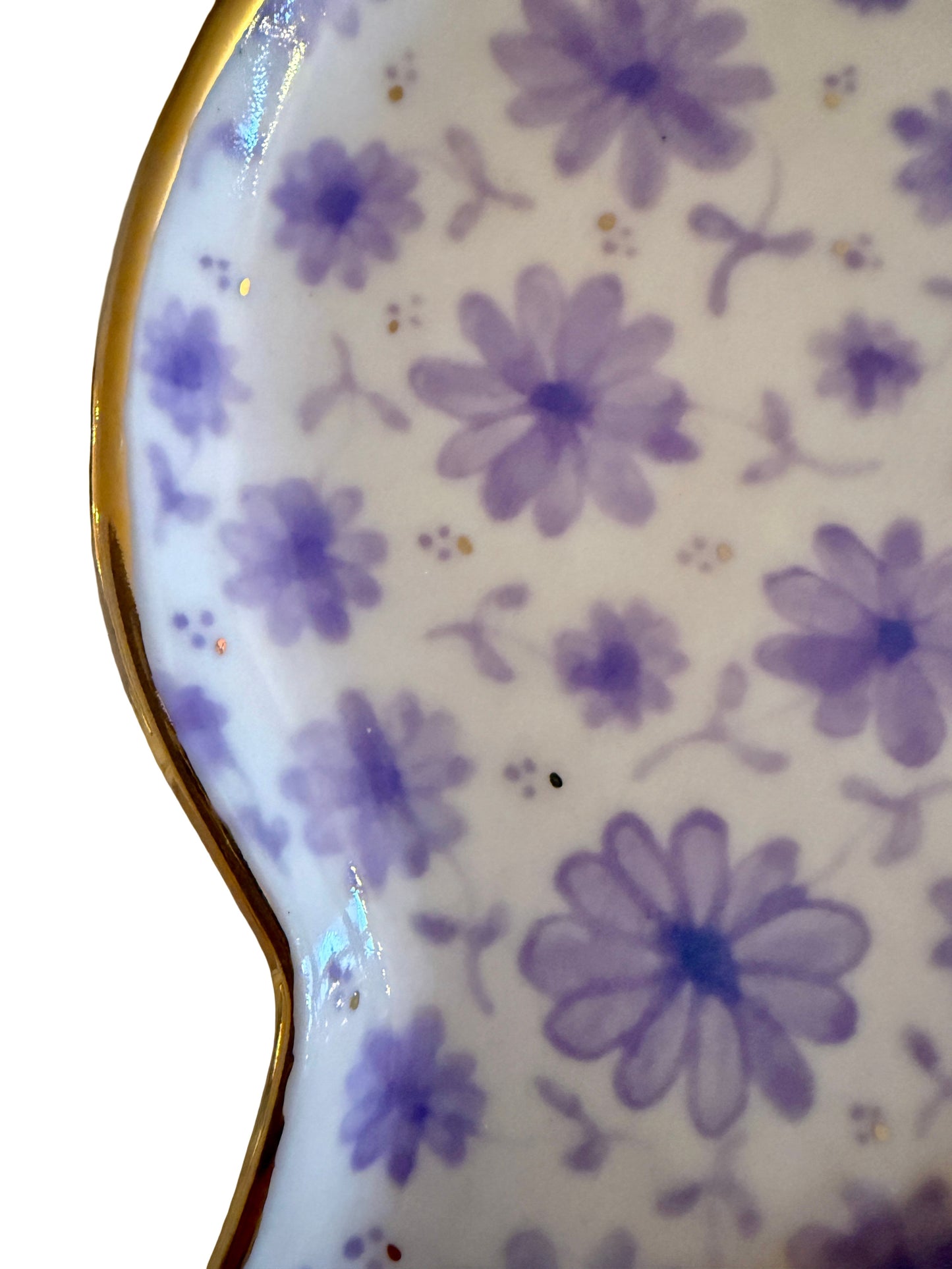 Lavender Toile Spoon Rest