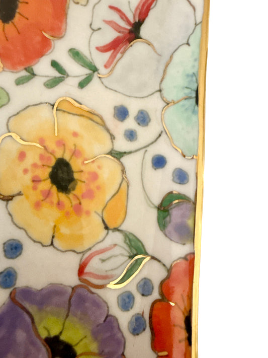 Large Bloom Medium Rectangular Platter
