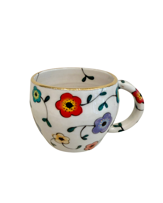 Large Flower Mug
