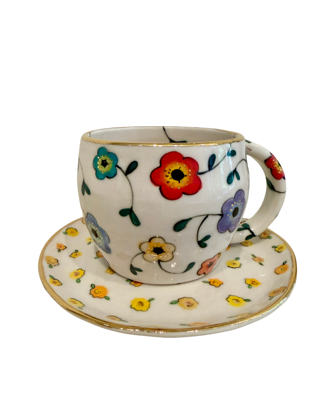 Large Flower Mug