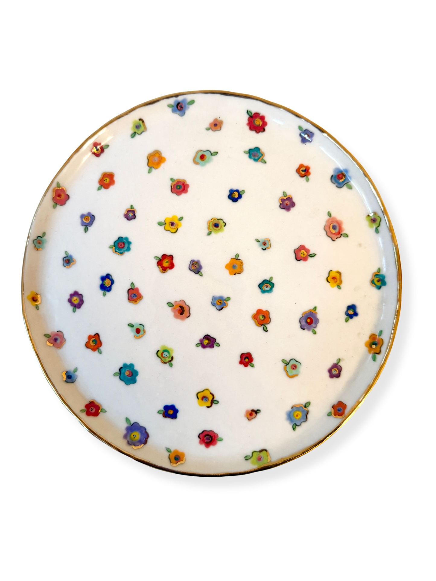 Small Flower Medium Plate