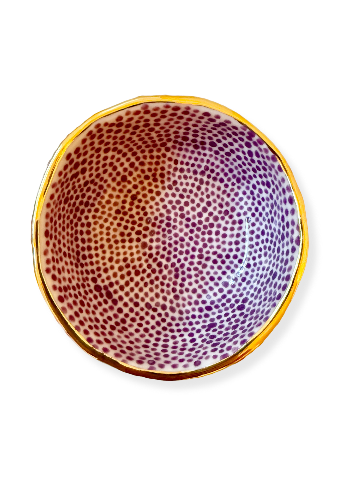 Purple Dot Trinket Bowl