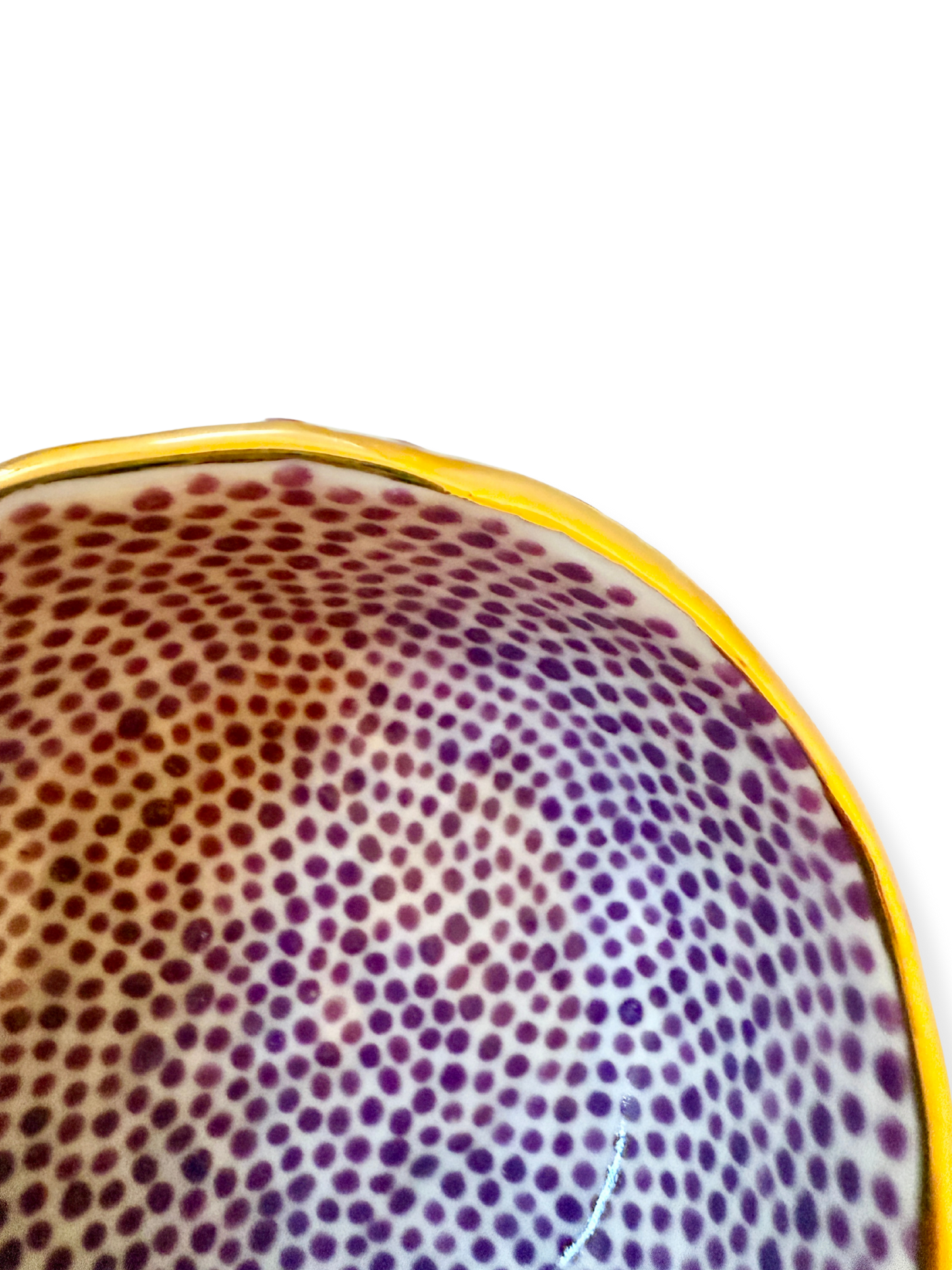 Purple Dot Trinket Bowl