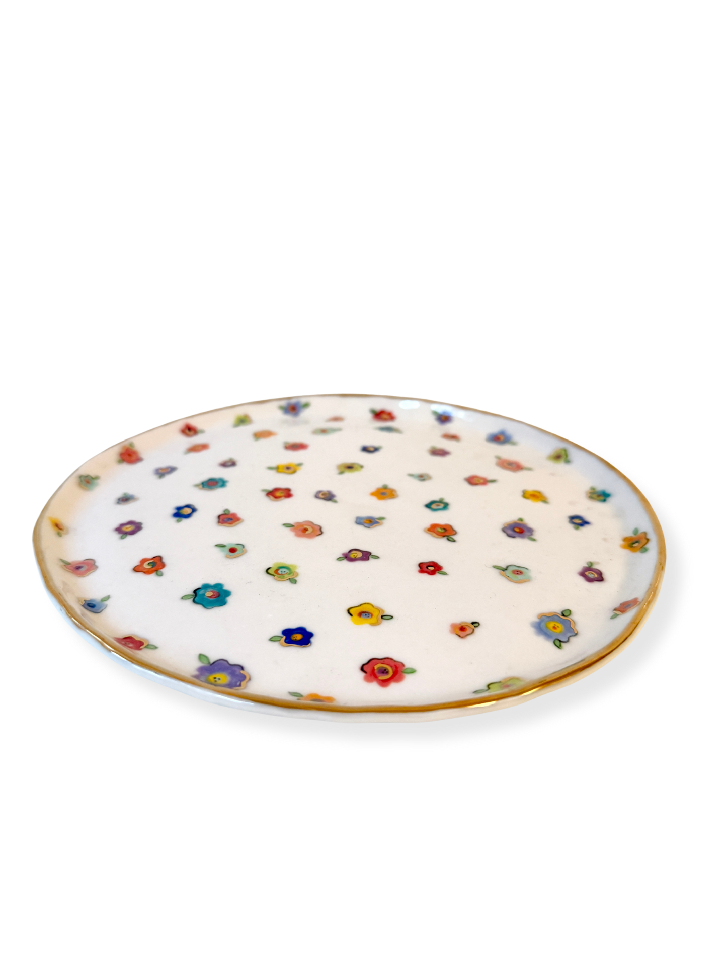 Small Flower Medium Plate