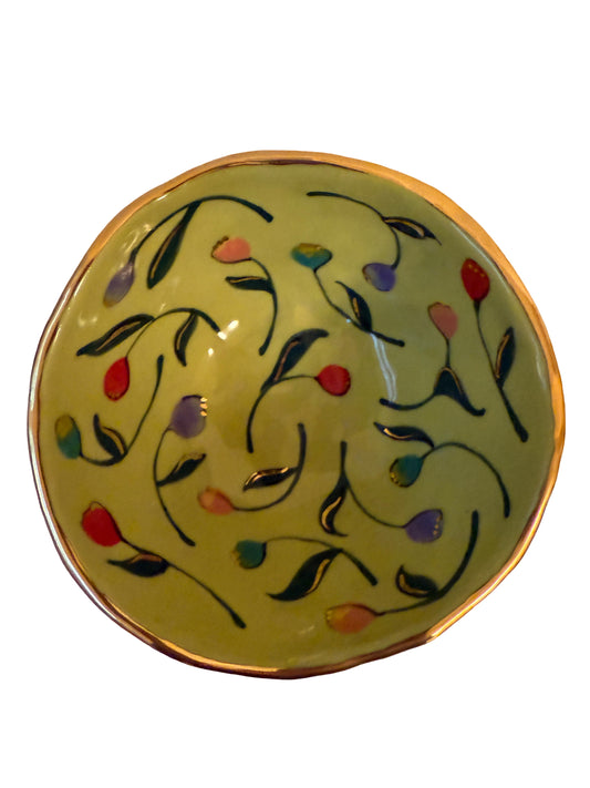 Chartreuse Tulip Medium Bowl