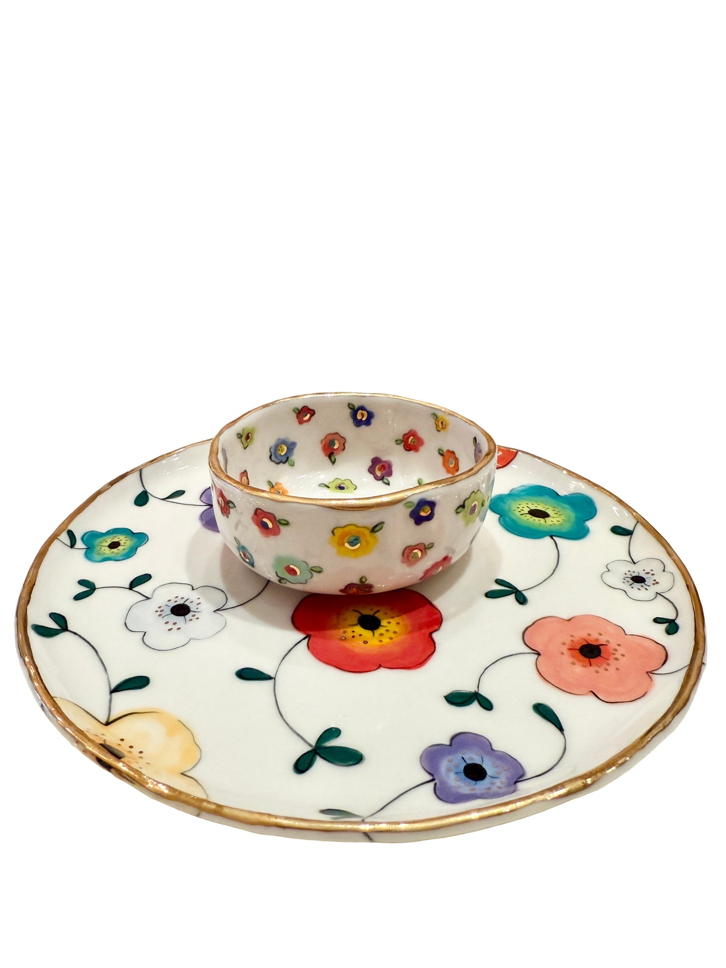 Small Flower Trinket Dish