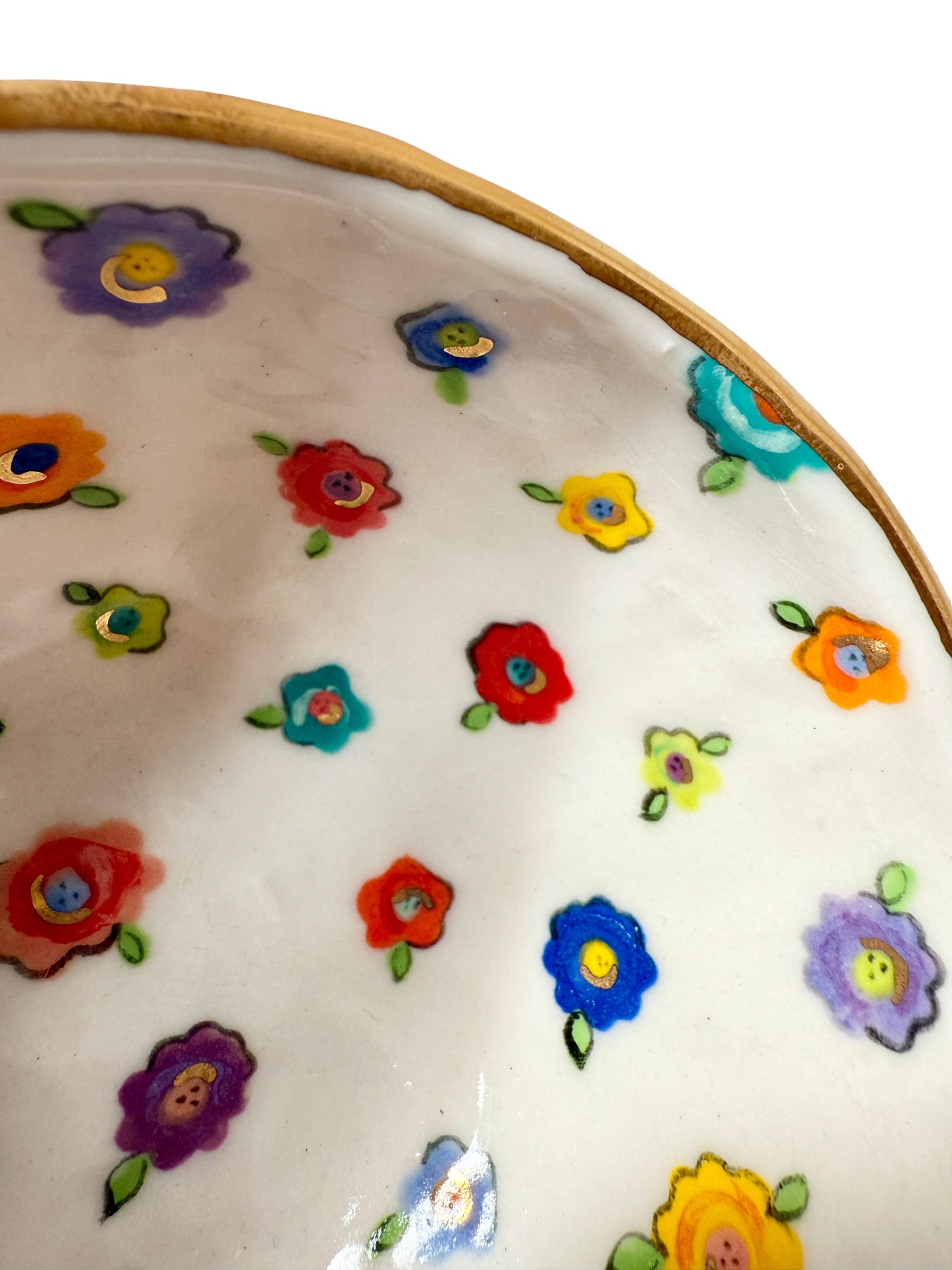 Small Flower Medium Bowl