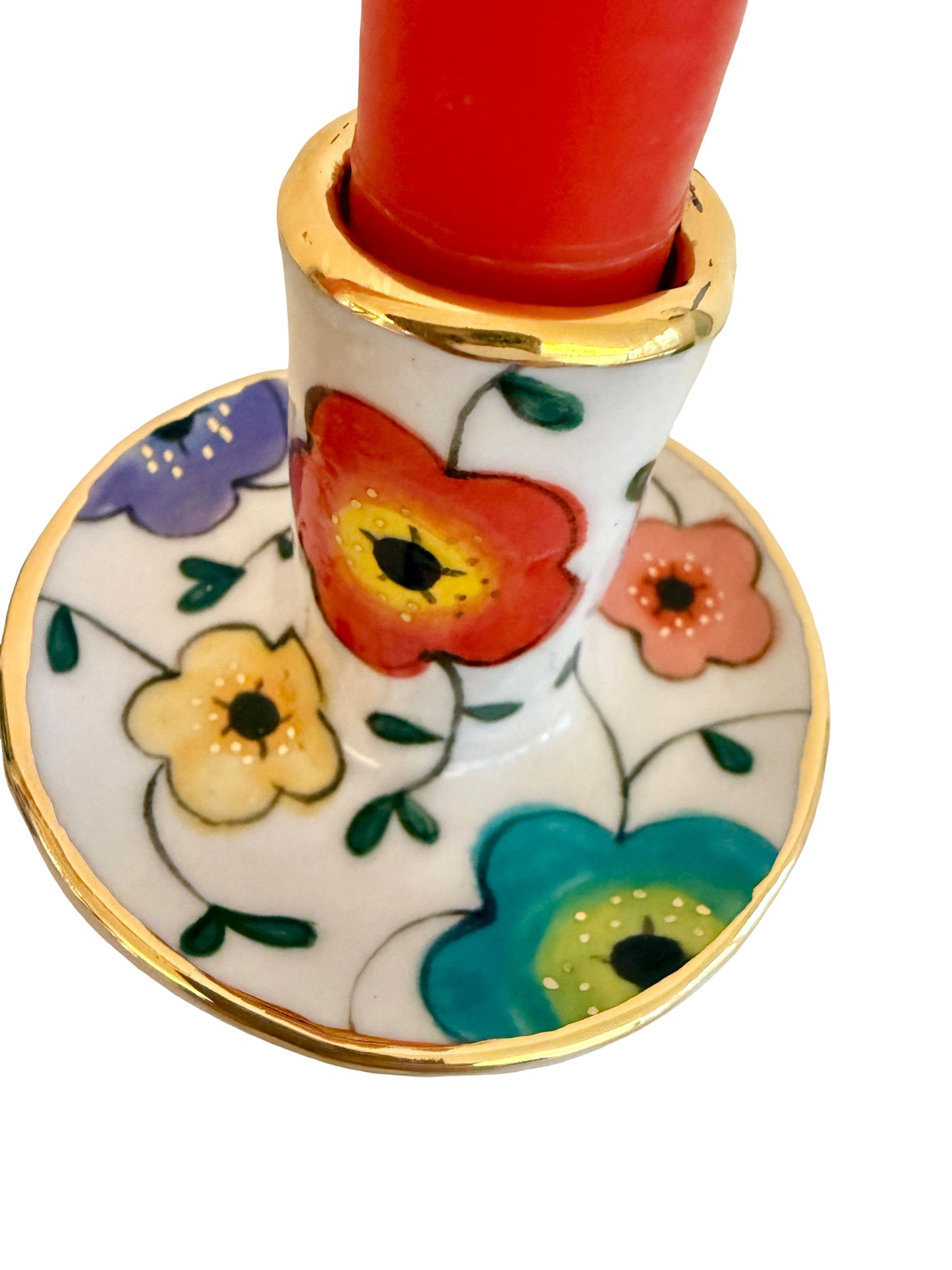 Large Flower Candleholders