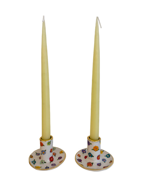 Small Flower Candleholders