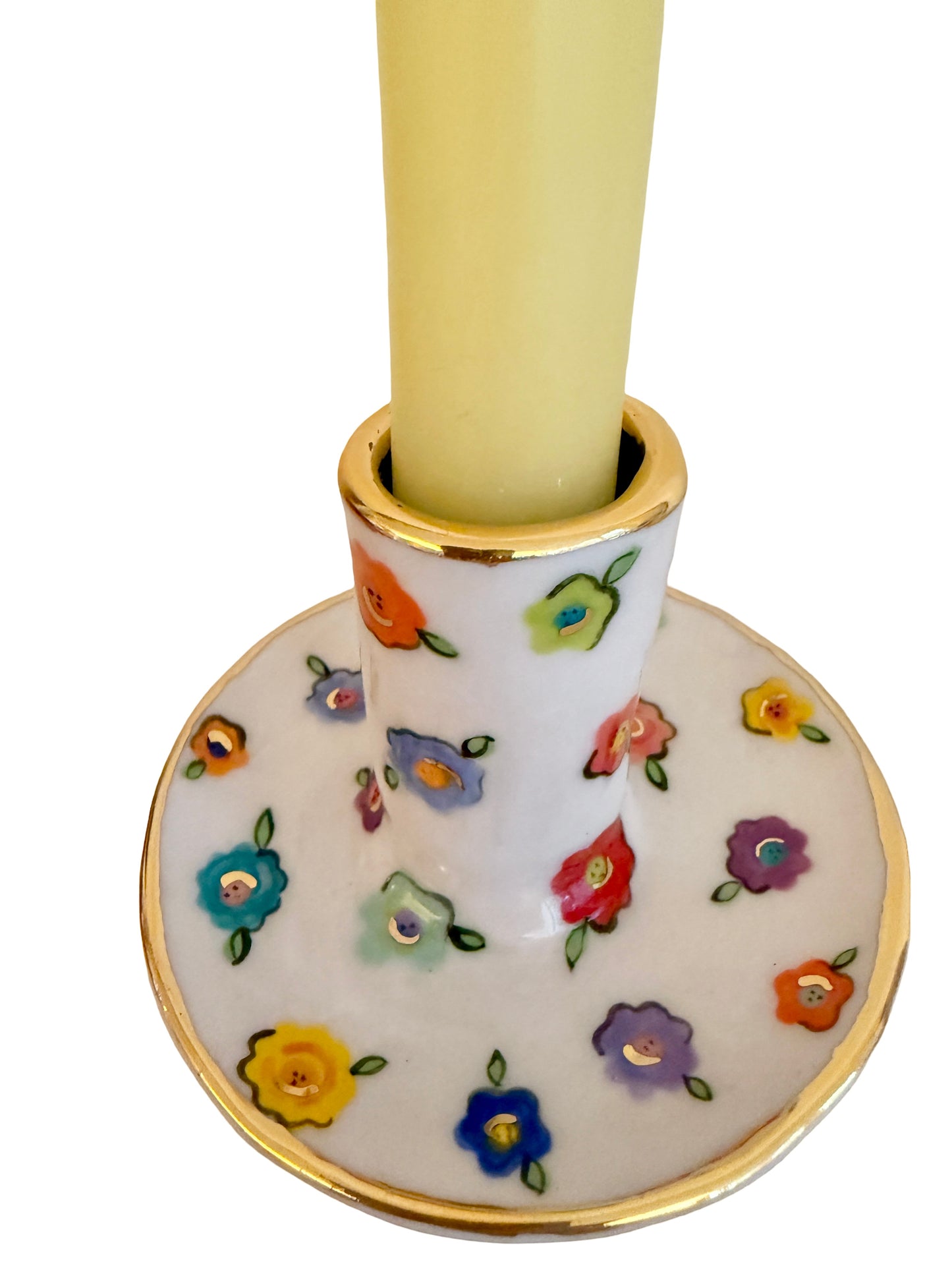 Small Flower Candleholders