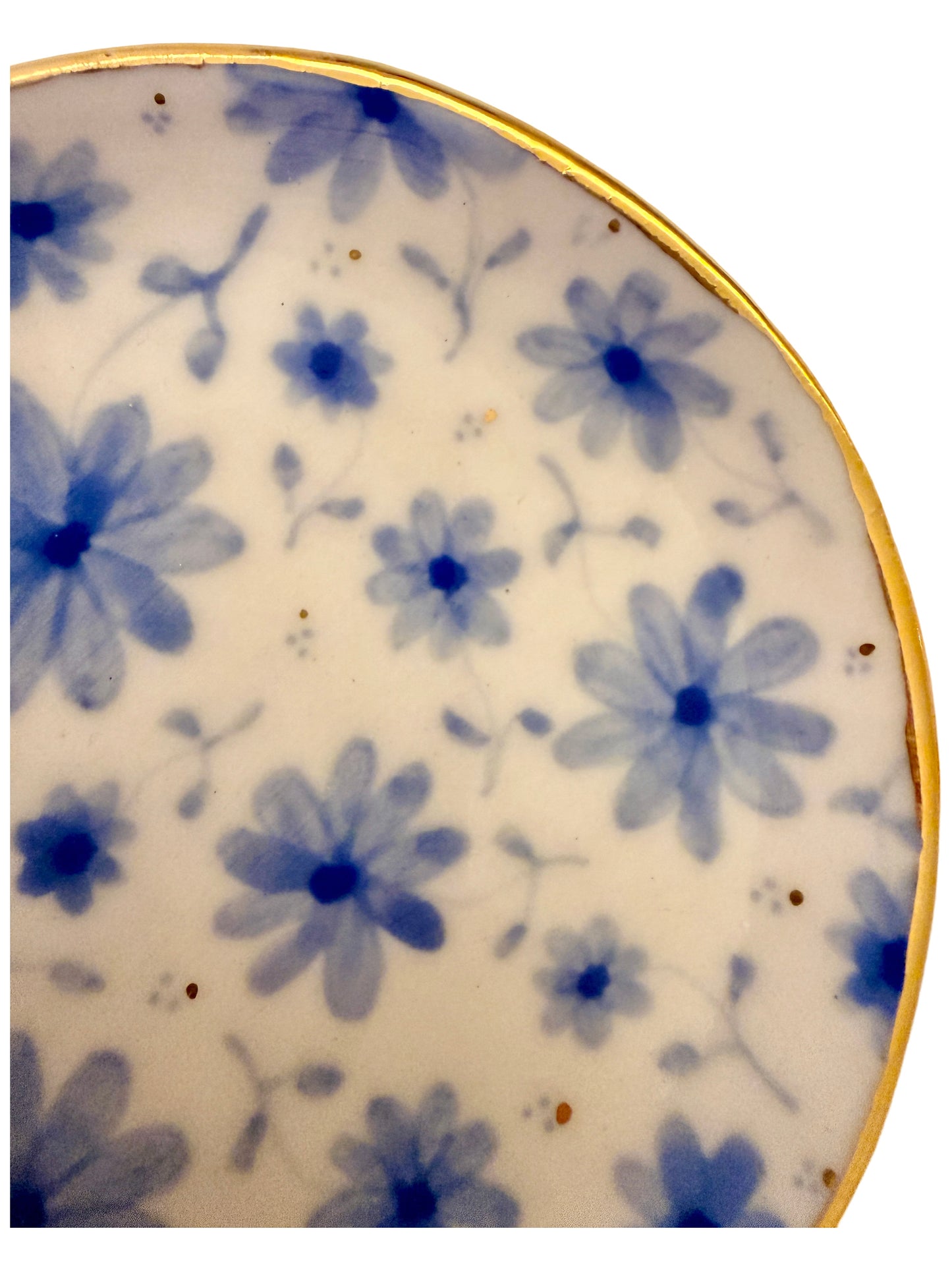 Blue Toile Trinket Plate
