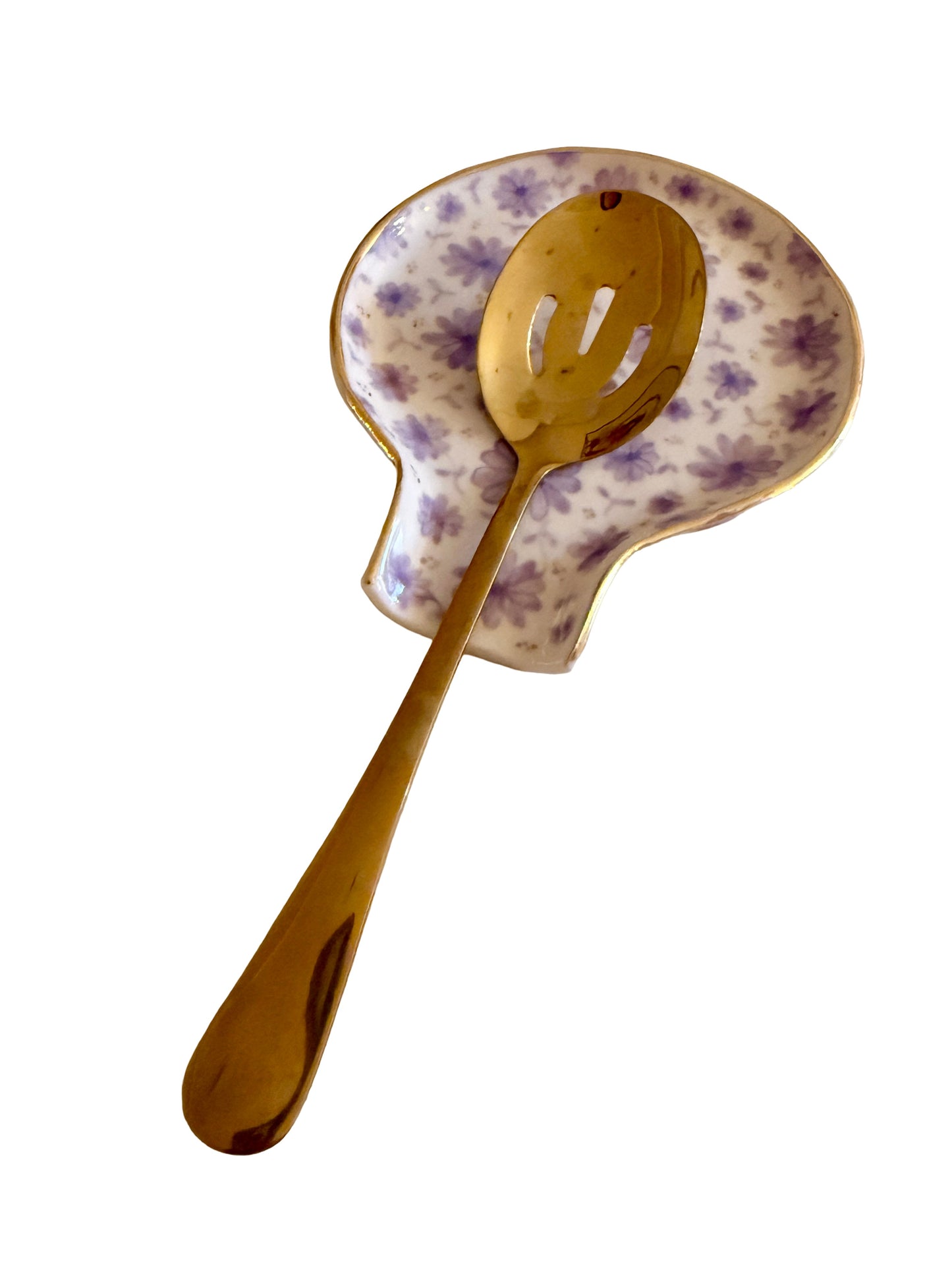Lavender Toile Spoon Rest