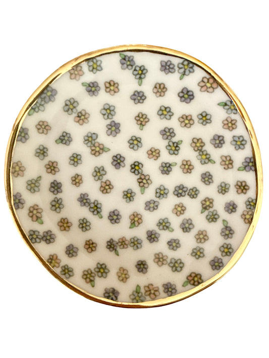 Tiny Flower Trinket Plate