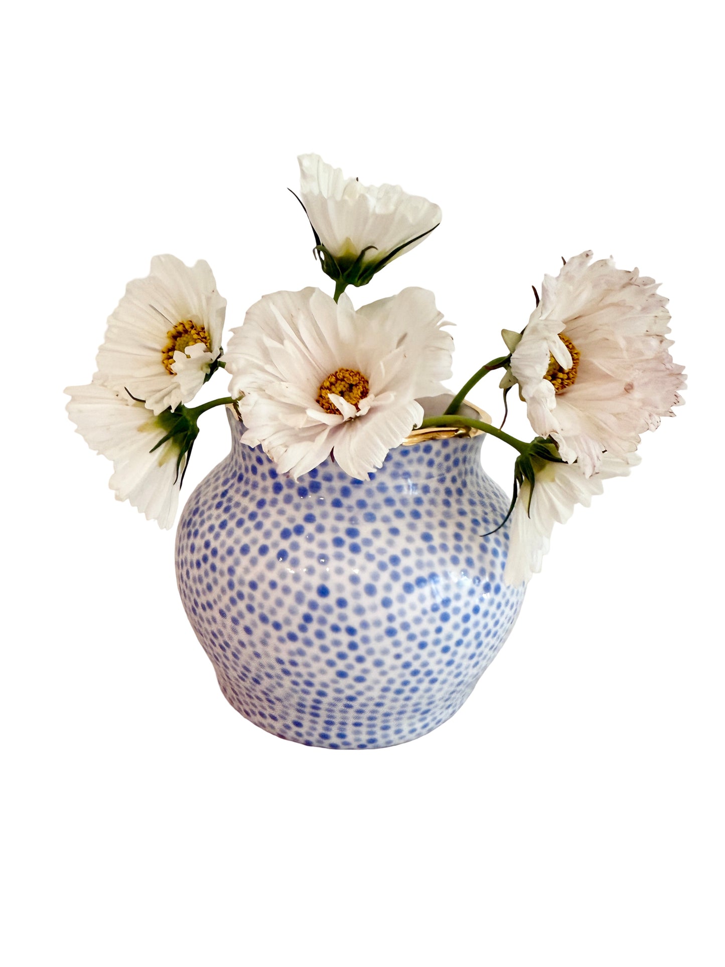 Light Blue Dot Mini Vase