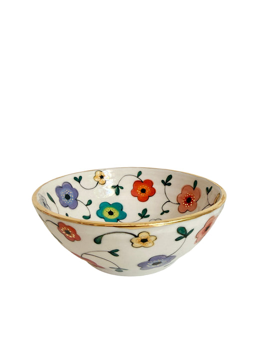 Large Flower Fruit Bowl
