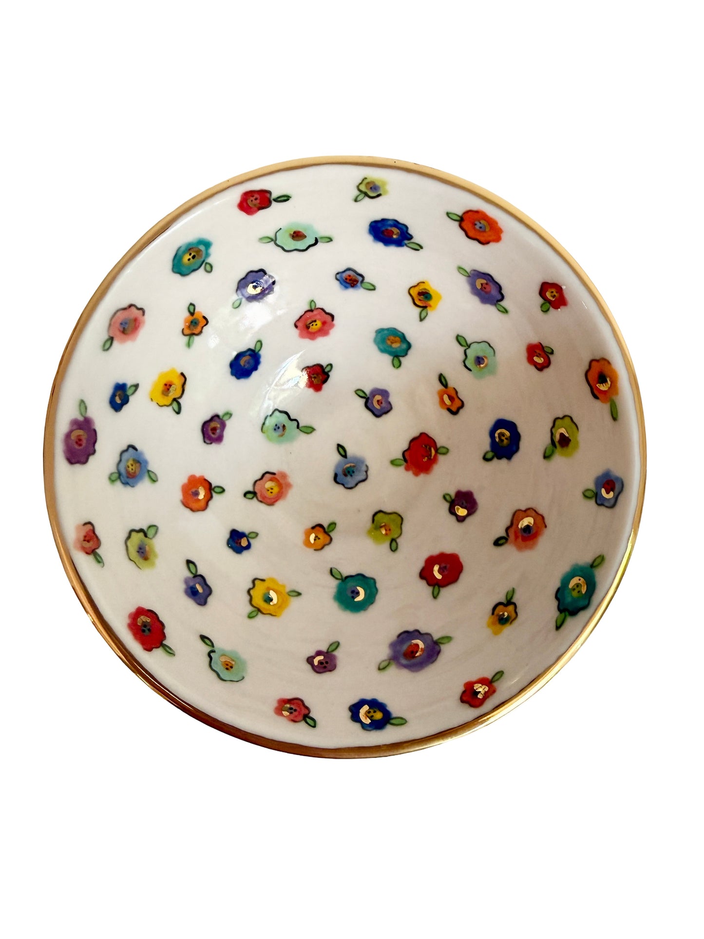 Small Flower Fruit Bowl