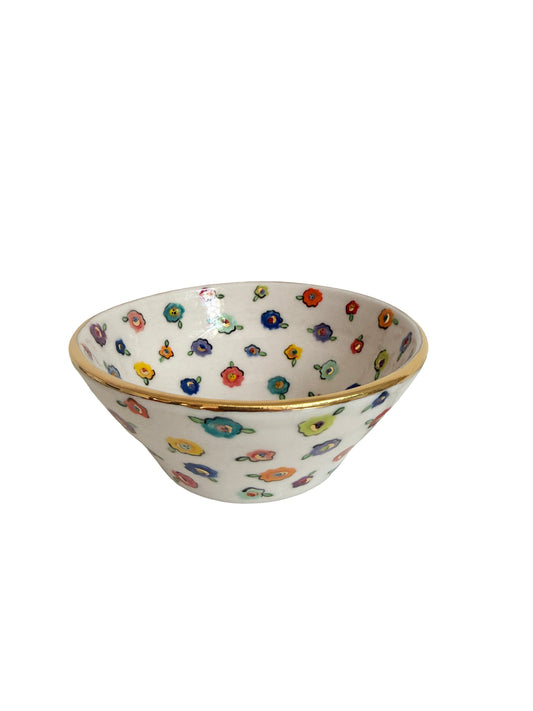 Small Flower Fruit Bowl