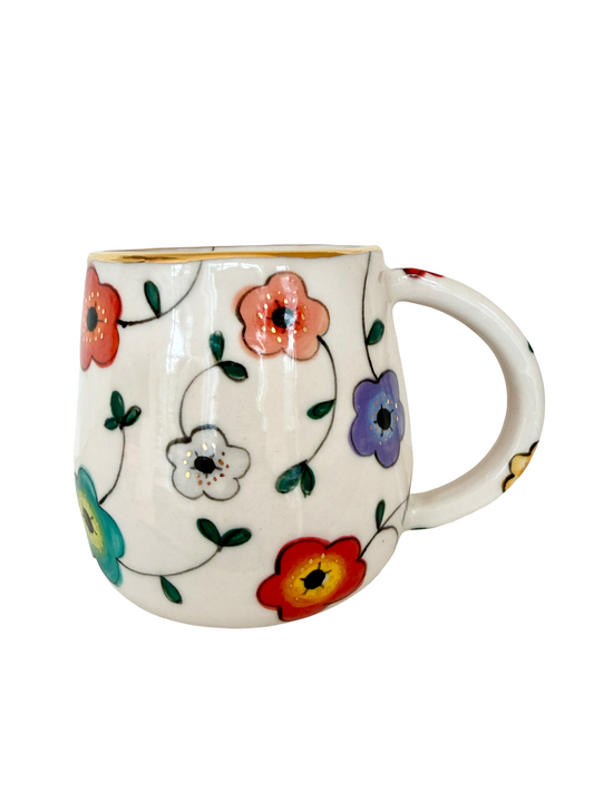 Large Flower Mug