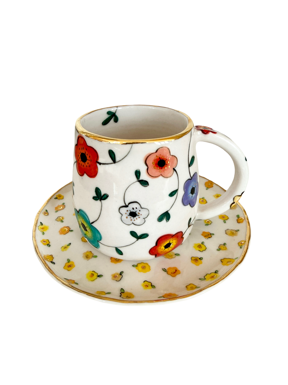 Large Flower Mug