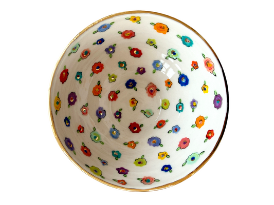 Small Flower Fruit Bowl