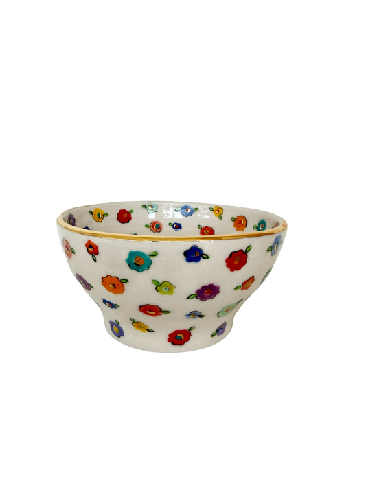 Small Flower Fruit Bowl