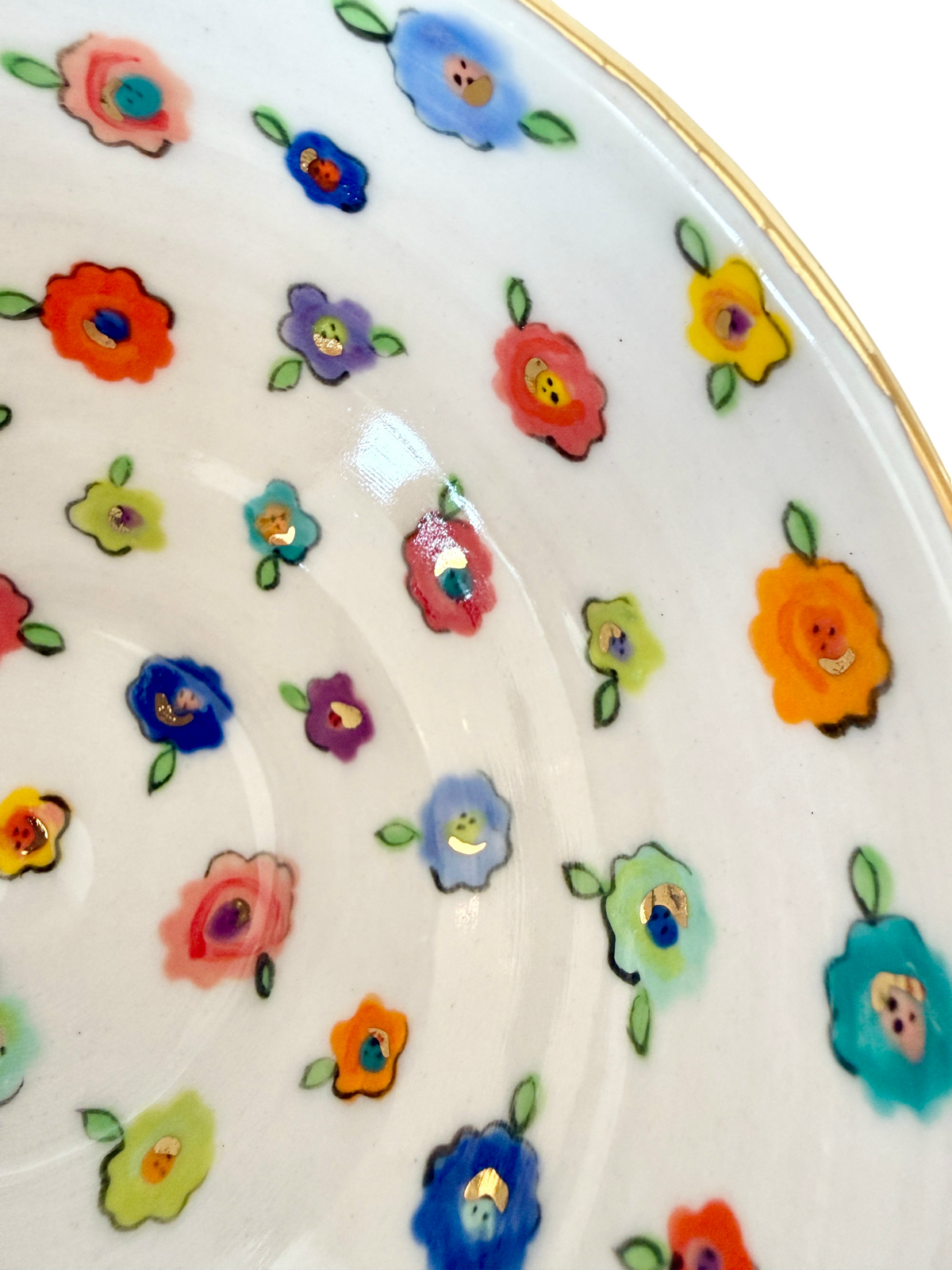 Small Flower Fruit Bowl